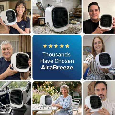 AiraBreeze portable personal cooler